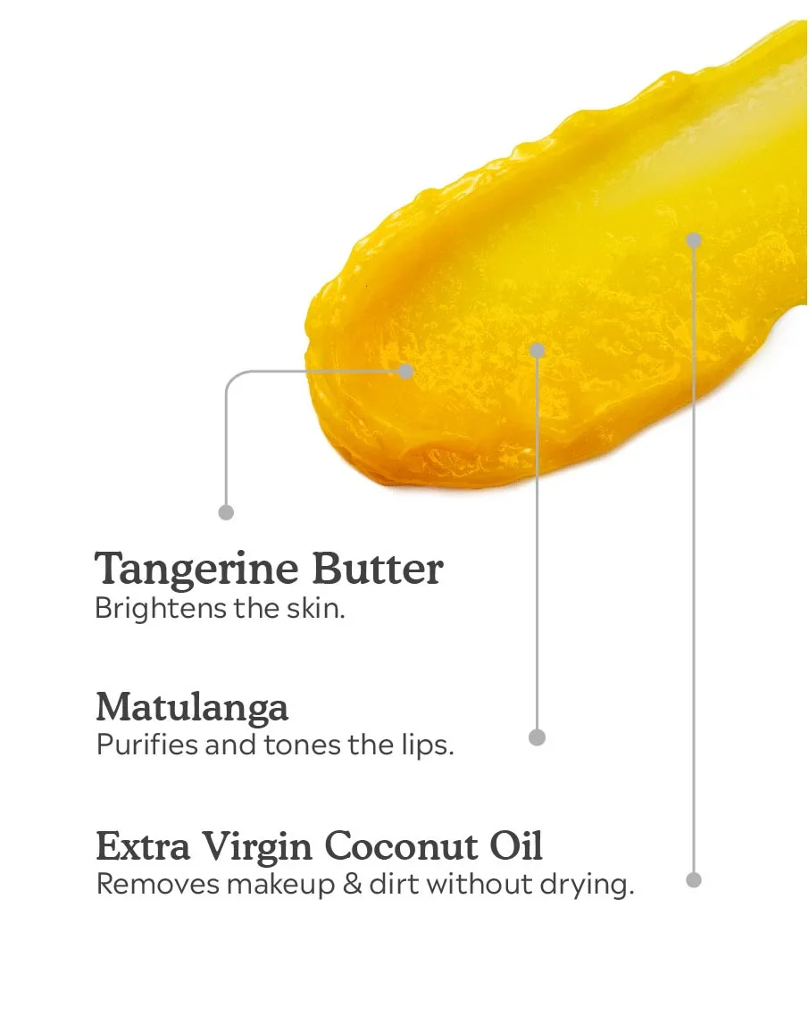Tangerine Cleansing Balm (Makeup Remover) - Image 2