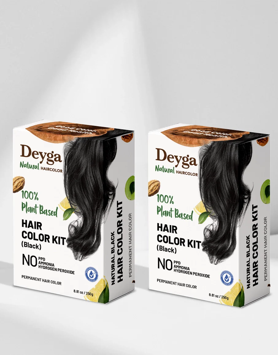 Deyga 100% Plant Based Hair Color - Black - Image 11