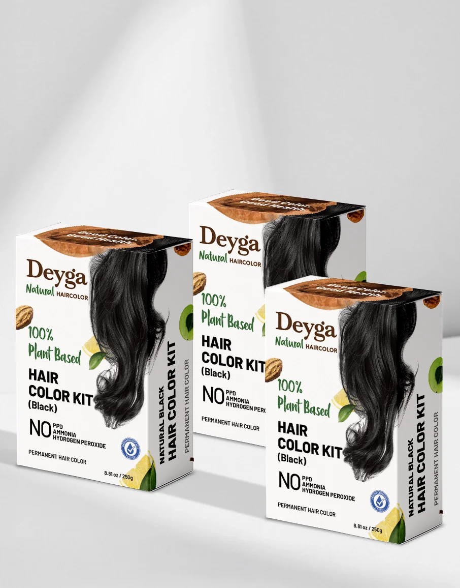 Deyga 100% Plant Based Hair Color - Black - Image 12