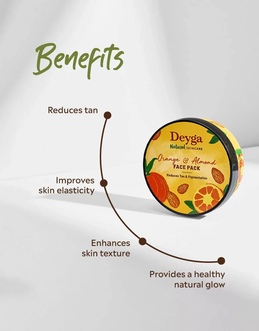 Orange & Almond Face Pack - Image 3