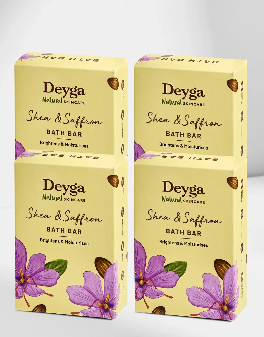 Shea Saffron Bath Bar - Image 4