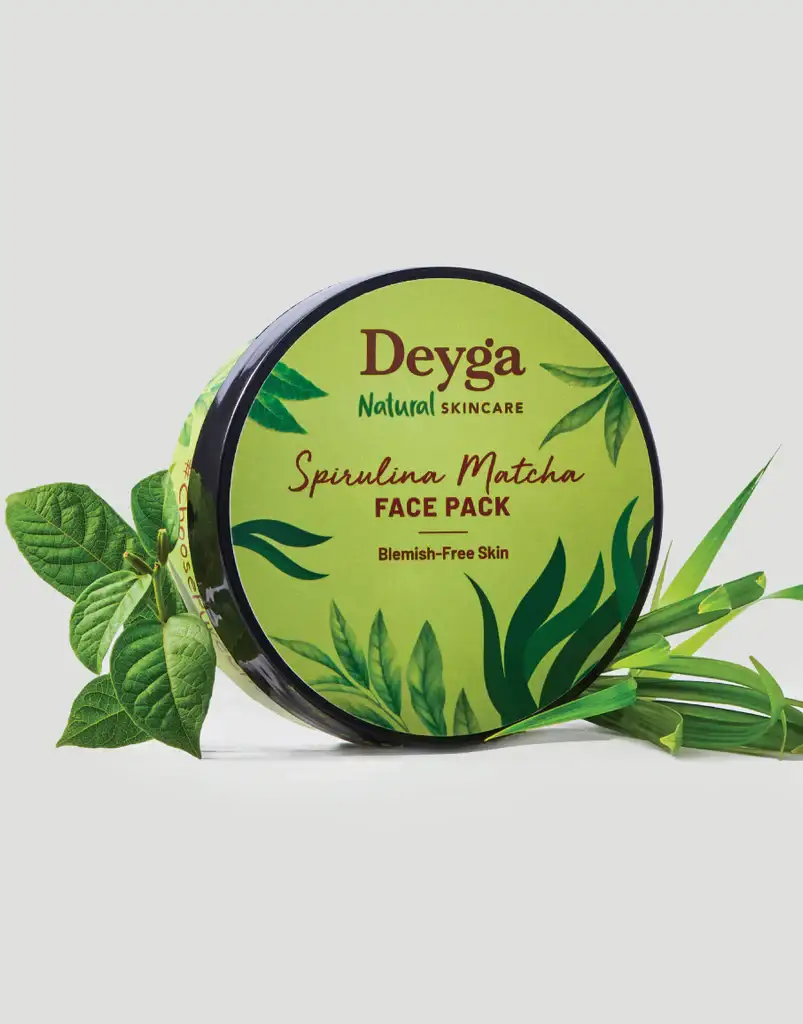Spirulina Matcha Face Pack