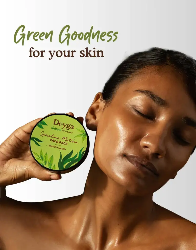 Spirulina Matcha Face Pack - Image 2