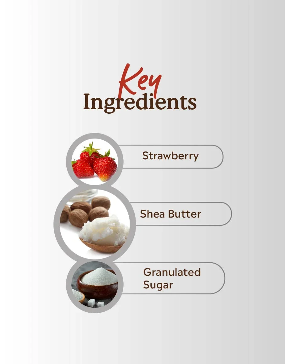 Strawberry Lip Scrub - Image 3